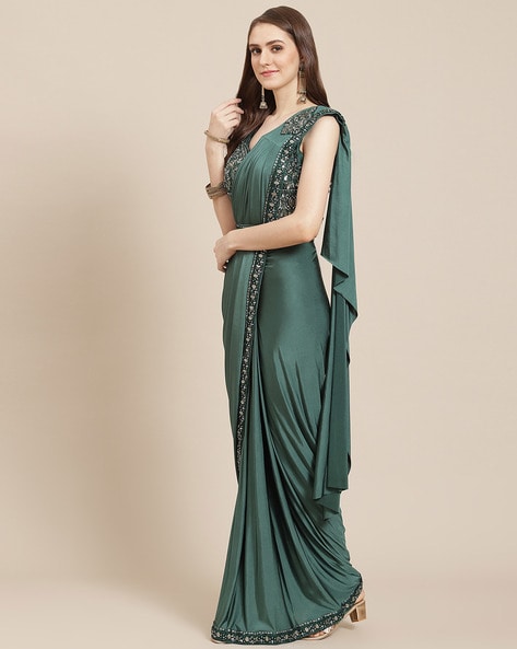 Explore our collection for the Pre-Stitched Saree W/ Readymade Blouse D-001  Nazranaa you want
