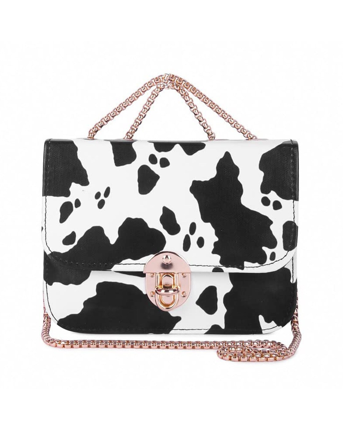 Buy Online: Cow Print Crossbody Sling Bag, Vdesi India