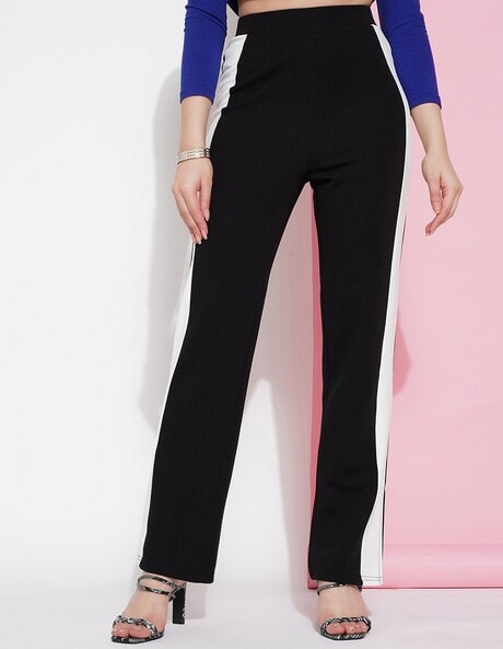 Buy Black Trousers & Pants for Women by SELVIA Online