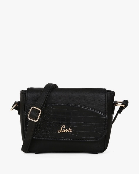 Lavie Women Croc-Embossed Sling Bag