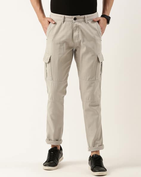 Slim Fit Cargo Pants with Insert Pockets