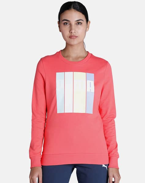 Puma Graphic Women Regular Fit Sweatshirt