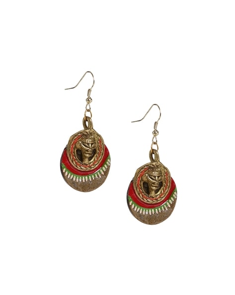 Imani Coconut African Earrings | The Afropolitan Shop
