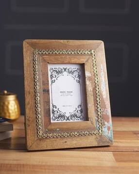 Handcrafted Photo Frame with Brass work