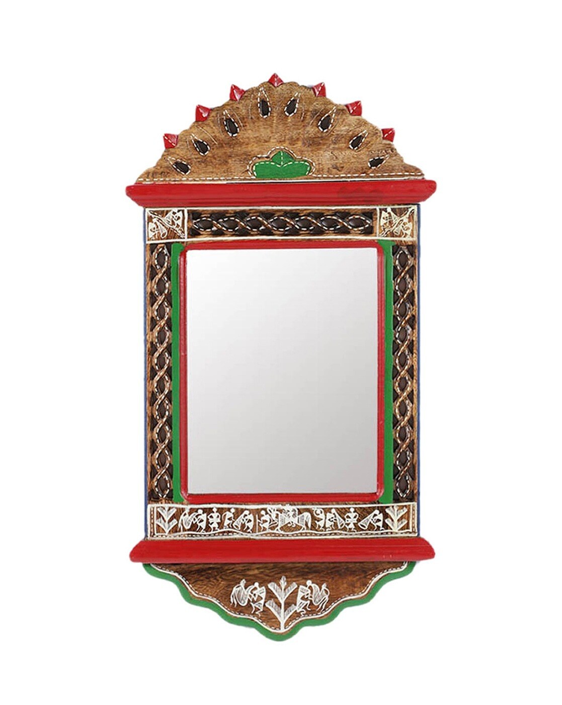 Smile2u Retailers MIROR-VCTR-6237-DRAK-WOOD Decorative Mirror Price in  India - Buy Smile2u Retailers MIROR-VCTR-6237-DRAK-WOOD Decorative Mirror  online at