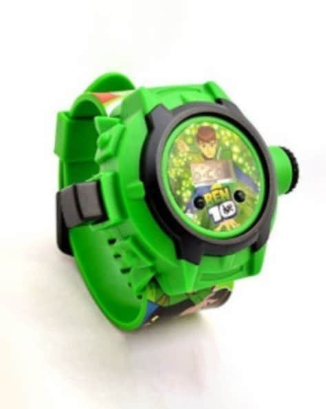 Round dial hot sale digital watch