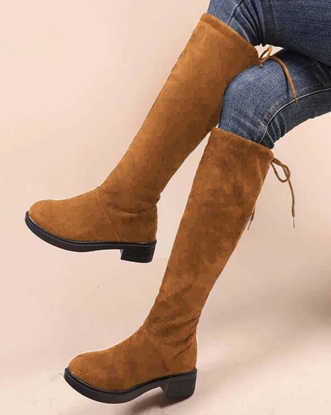 High knee 2024 boots for girls