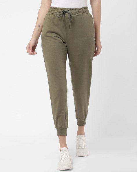 Buy Olive Track Pants for Women by R&B Online