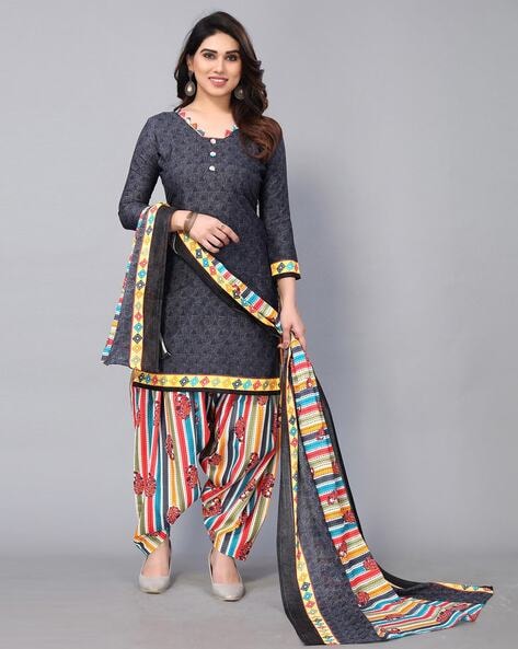 Women Unstitched Designer Salwar Suits Material Online