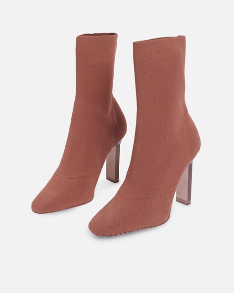 ALDO Platform Heeled Slip-On Booties