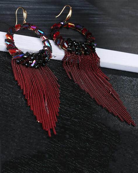 Update more than 224 long red earrings latest