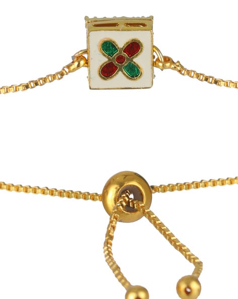 Chanel statement gold bangle bracelet - Vintage Lux