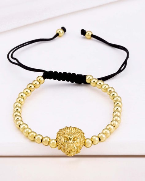 Golden Lion Bracelet for Mens & Boys by FashionCrab