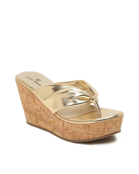 Pelle Albero Thong-Strap Wedges