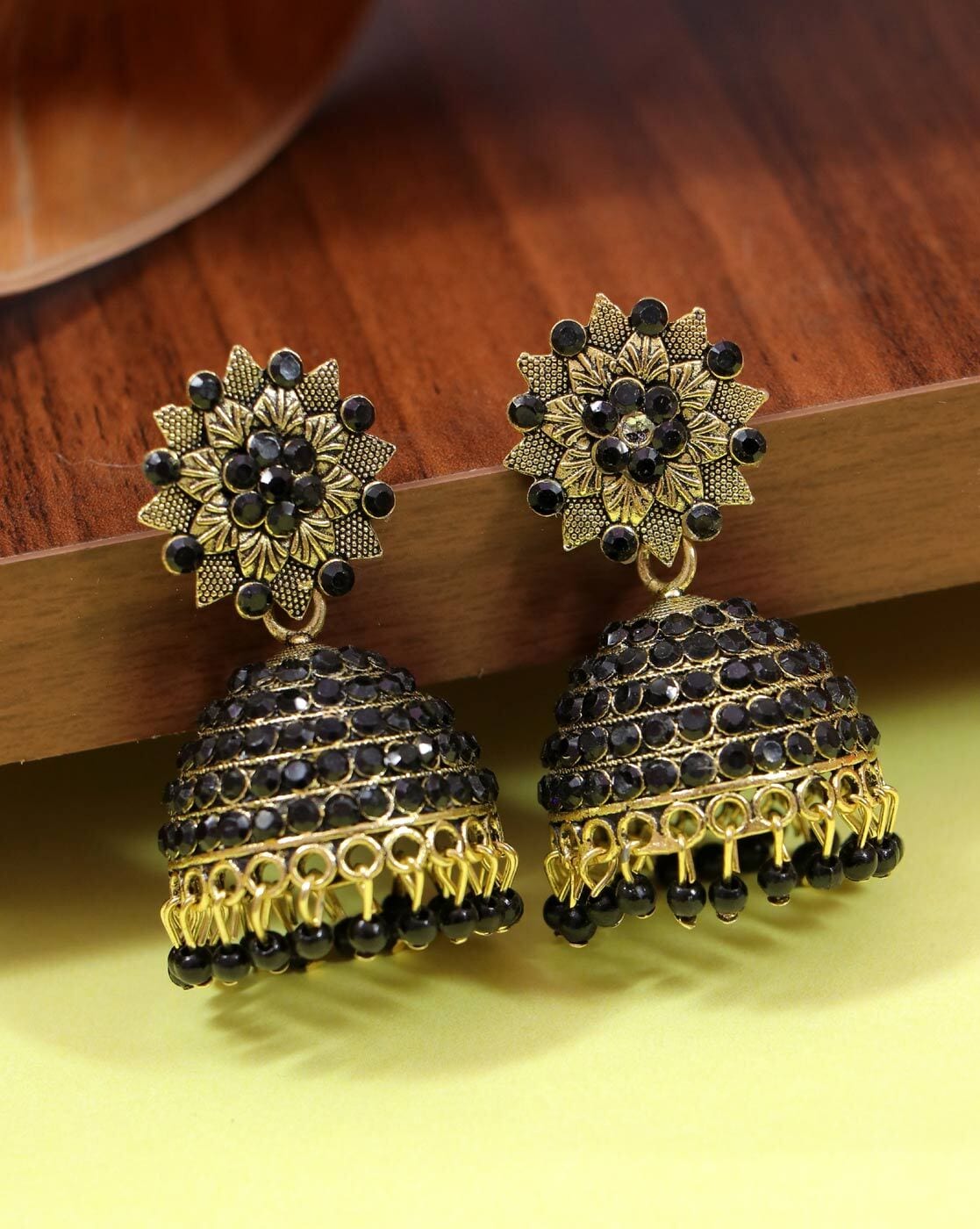 Buy online Black Metal Drop Earring from fashion jewellery for Women by  Silver Shine for 499 at 61 off  2023 Limeroadcom