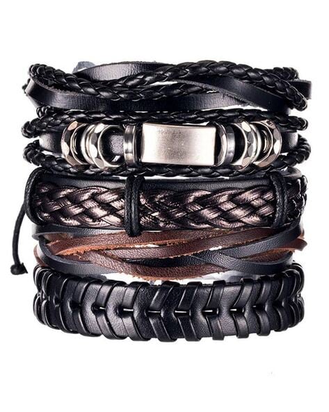 Buy Black Bracelets & Kadas for Men by Fabula Online