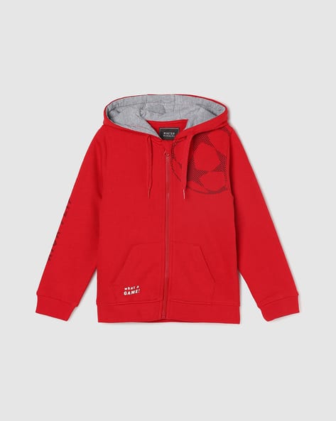 Buy Red Sweatshirts Hoodie for Boys by max Online
