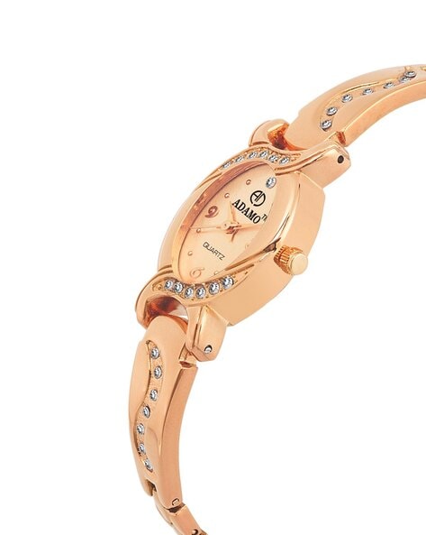 Buy Rose-Gold Toned Watches for Women by Adamo Online | Ajio.com