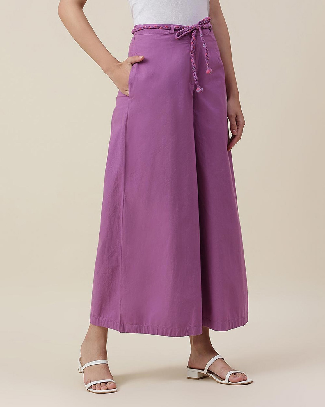 Attitudes by Renee Regular Global Illusions Crepe Wide Leg Pants - QVC.com