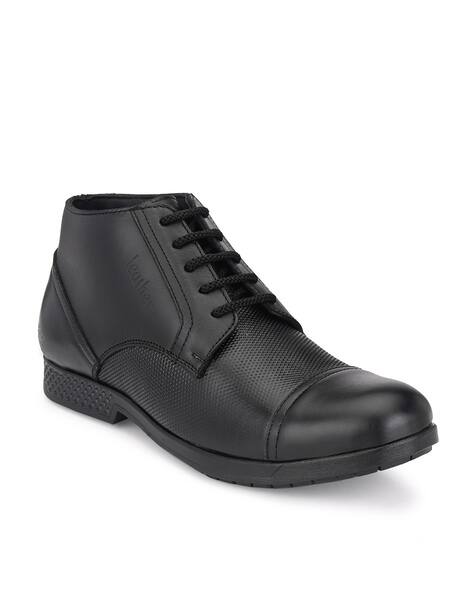JOHN KARSUN Plain-Toe Ankle Length Boots