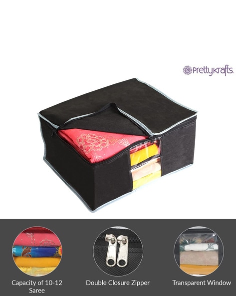 Buy VYORA Storage Bags Single Saree Cover Combo Pack of 8 Cloth Organizer -  CHIKU Online at Best Prices in India - JioMart.