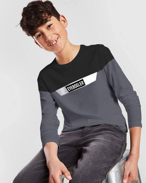 EYEBOGLER Colourblock Crew-Neck T-shirt