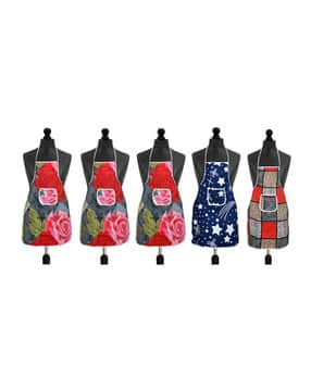 aazeem Pack of 5 Waterproof Aprons-picture-53