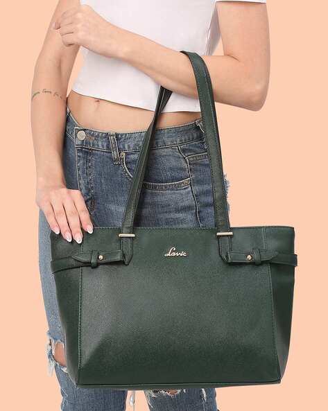 Buy Lavie Women's Zarya Medium Tote Bag Black Ladies Purse Handbag at Amazon .in