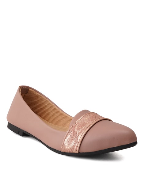 Scentra Pointed-Toe Slip-On Ballerinas