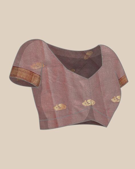 Pure Paithani Stitched Blouse with Muniya Border – Khinkhwab