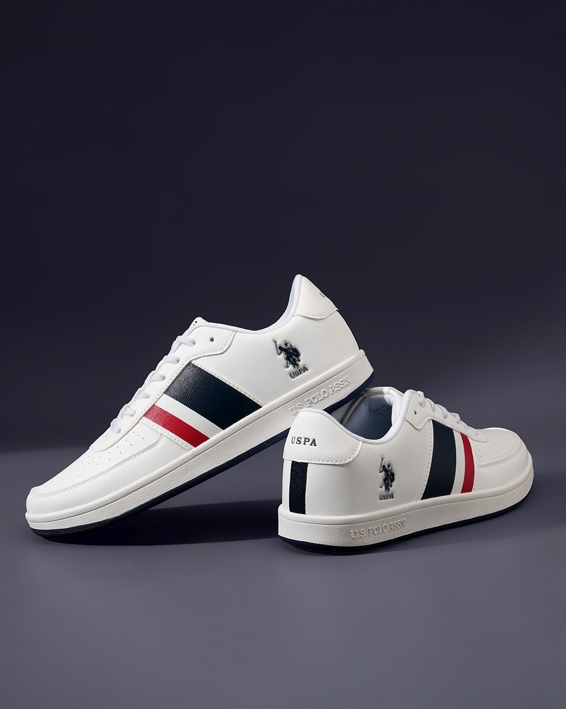 Buy Off White Sneakers for Men by U.S. Polo Assn. Online | Ajio.com