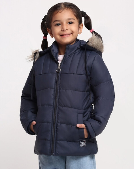 Water-Resistant Narrow-Channel Hooded Puffer Jacket for Girls | Old Navy