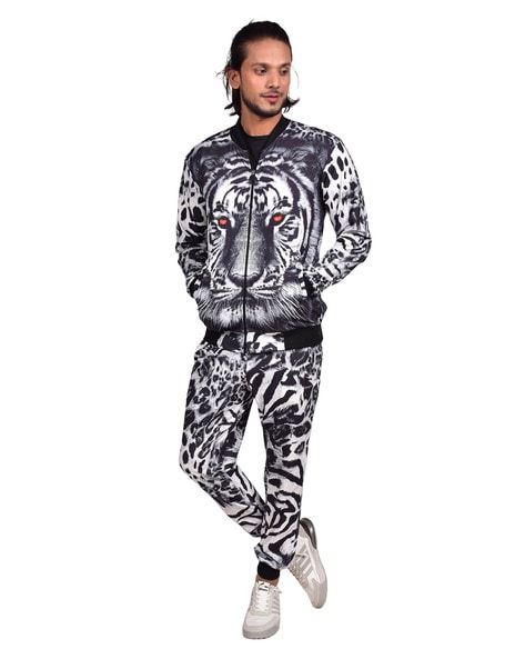 Animal hot sale print tracksuits