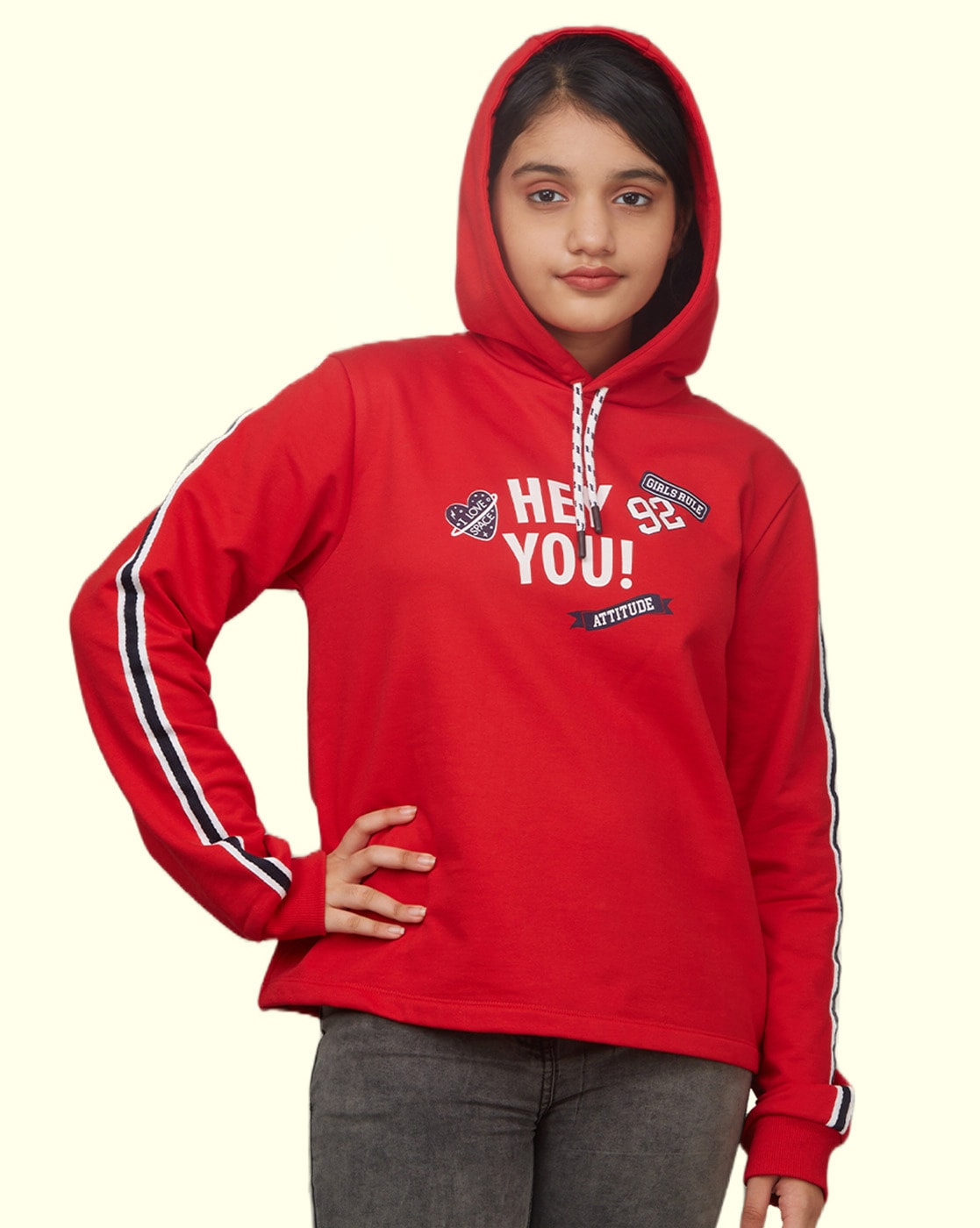 Girls discount red hoodie