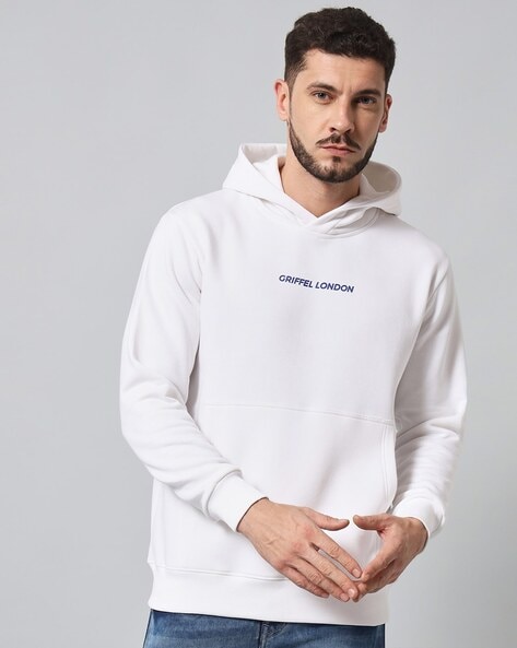 Buy White Sweatshirt Hoodies for Men by GRIFFEL Online Ajio