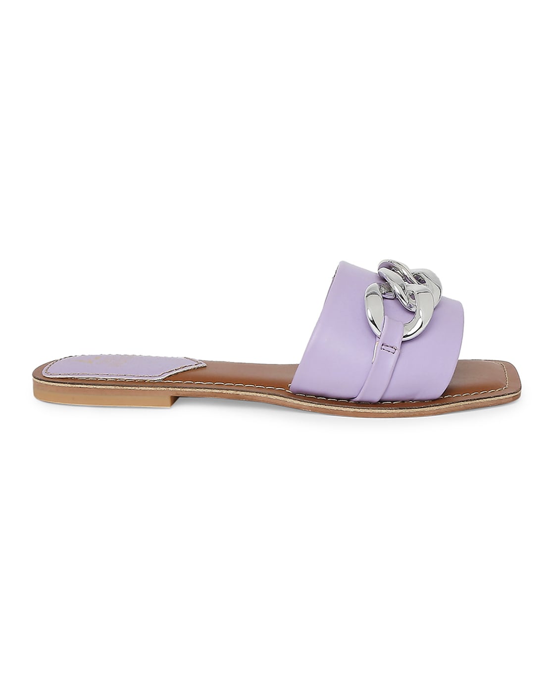 Buy Tan Brown Flat Sandals for Women by LAZERA Online | Ajio.com