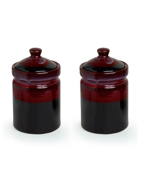 Odel Sugar Storage Jar Ceramic Black