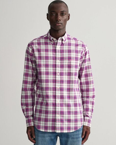 Gant Checked Shirt with Patch Pocket