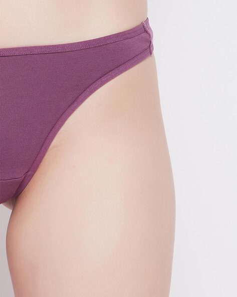 Cotton Thongs with Elasticated Waist