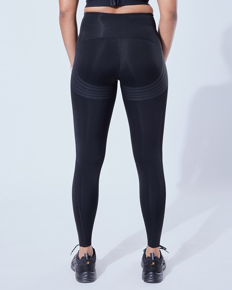 Buy Yogalicious women regular fit training leggings black Online