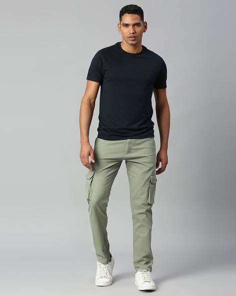 Sage green cargo on sale pants