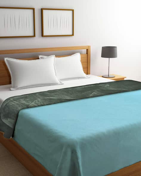 KLOTTHE Double Bed Quilt with Microfiber Filling