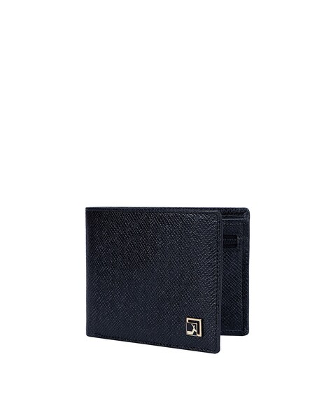 Da Milano Black Mens Wallet & Key Chain Gift Set