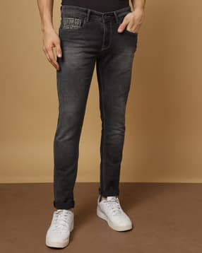 Fit Jeans Side Tape Jeans Flipkart Slim Men Black Jeans Price In