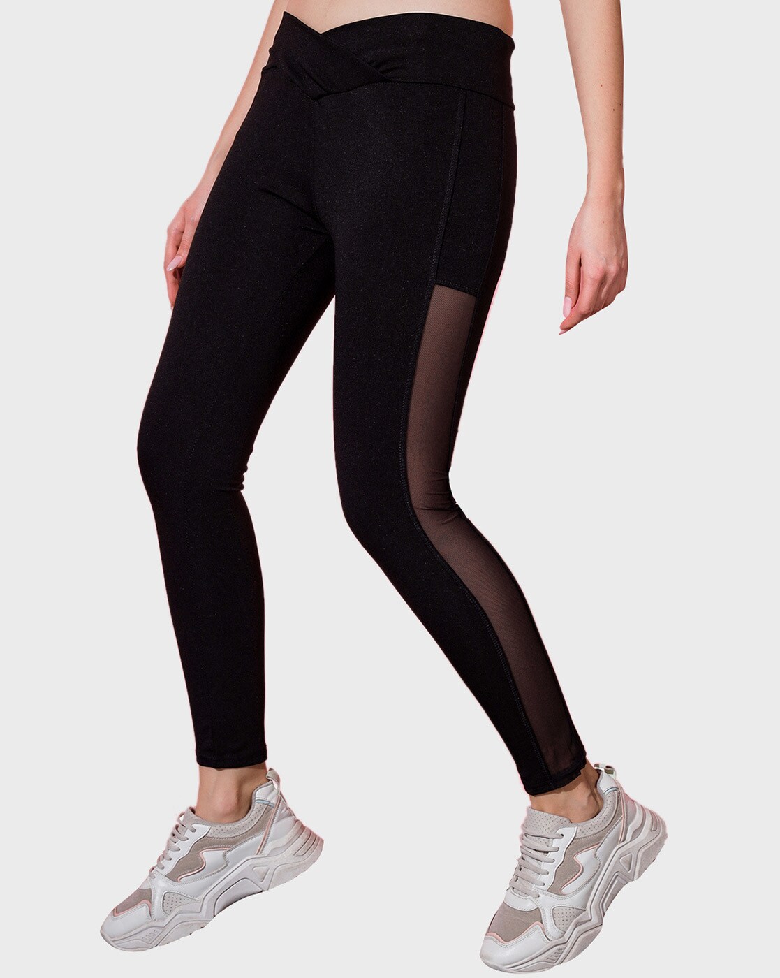 Buy Black Leggings for Women by BUYNEWTREND Online