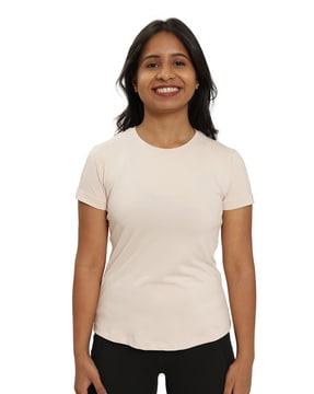Buy White Tshirts for Women by BLISSCLUB Online