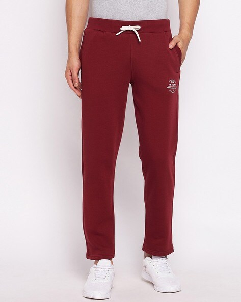 Buy Wine Track Pants for Men by 98 north Online Ajio