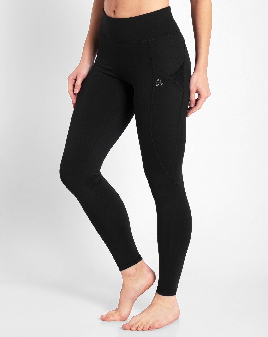 Jockey Women's Microfiber Elastane Stretch Back Waistband Pocket Leggings –  Online Shopping site in India