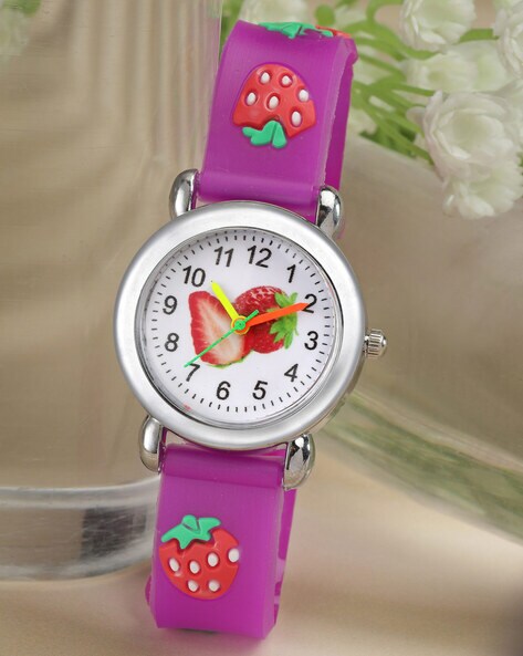 Set of 6 Strawberry Shortcake Analog Two-Tone Pink Band Wrist Watch-Brand  New! | eBay