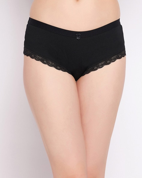 Hipster Panties with Lace Hem